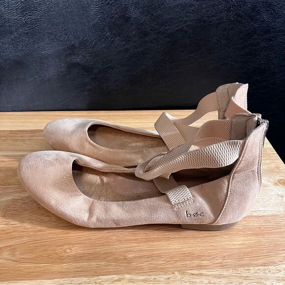 Boc Tan/Pink Shimmer Flats Size 9 - Picture 2 of 12